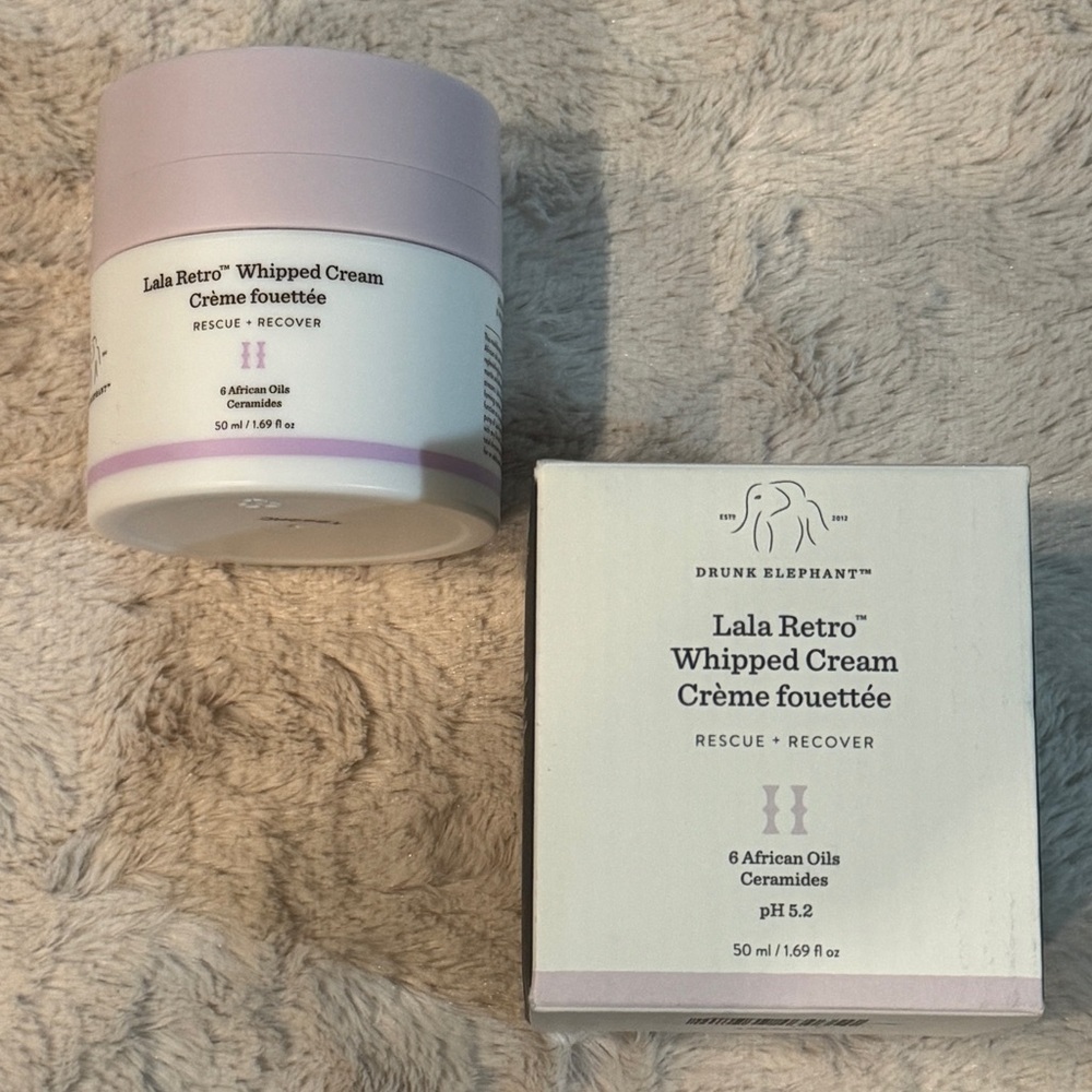 Drunk Elephant Lala Retro Whipped with Ceramides 1.69 oz New In Box